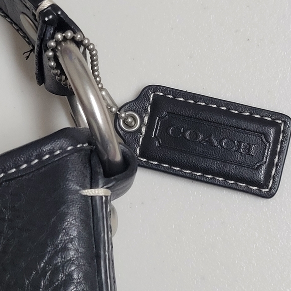 Coach NWT Sarah Black Pebble Leather Hobo. - Picture 9 of 16